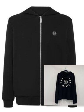 Philipp Plein Superstar Full Zip Hoodie, Size 3XL